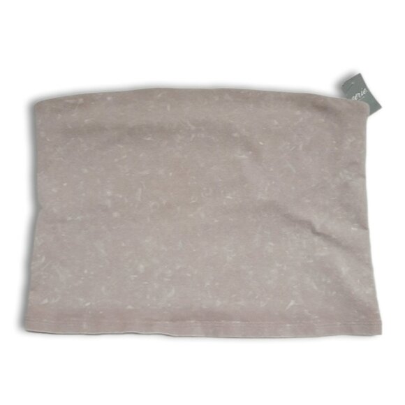 aerie Tops - AERIE Tube Top Sleeveless Casual Stretch Crop Light Tan & Cream Sz M